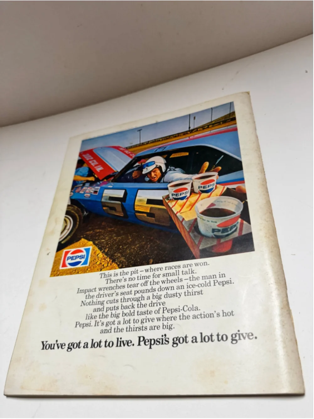 Vintage 1972 Winston 500 NASCAR Souvenir Program
